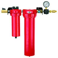 Compressed Air Filters for removal of dirt, water and oil